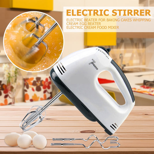 Beater Ejector Button 7 Speed Electric Handheld Mixer Automatic