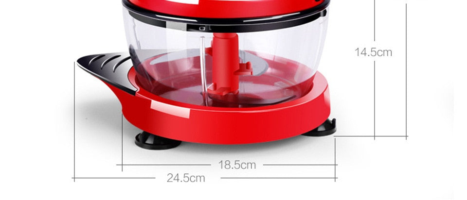 2L Kitchen Accessories Manual Food Vegetable Mixer Cutter