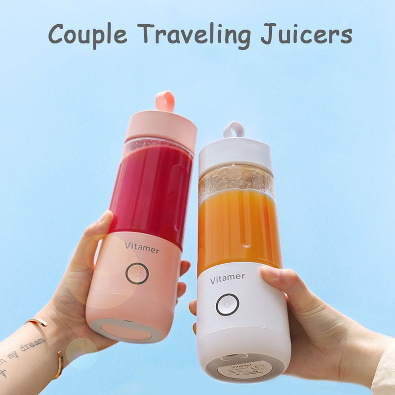 Portable Juicer Cup Usb Rechargeable Juice Blender Centrifugal Juicer