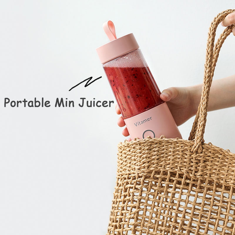 Portable Juicer Cup Usb Rechargeable Juice Blender Centrifugal Juicer