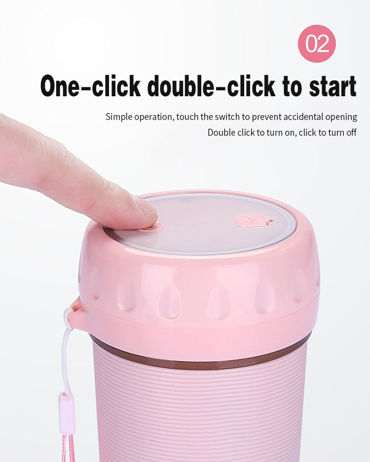 Portable Juicer 300ML USB Rechargeable Mini Mixer