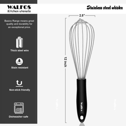 Multifunctional Stainless Steel Wire Whisk Blender Beater Baking