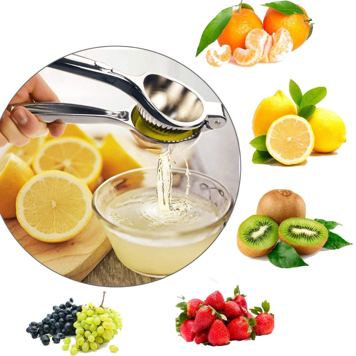 Manual Lemon Squeezer Citrus Hand Juicer Fruit Juice Extract Lime Press