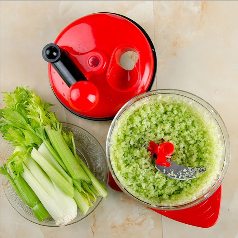 2L Kitchen Accessories Manual Food Vegetable Mixer Cutter